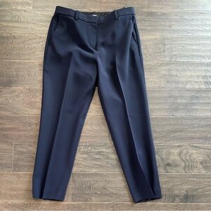 Theory Slim Cropped Pant Size 4 Navy